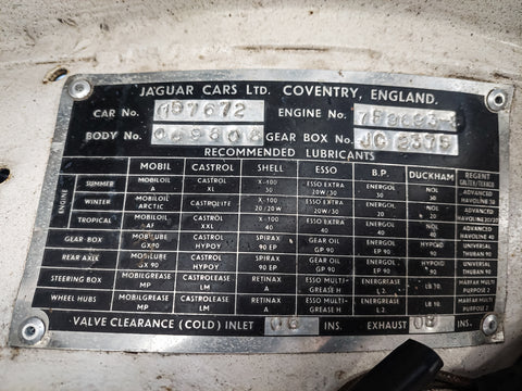 (SOLD) 1962 Jaguar MKII Historic Race Car