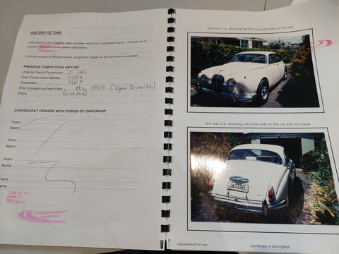 (SOLD) 1962 Jaguar MKII Historic Race Car