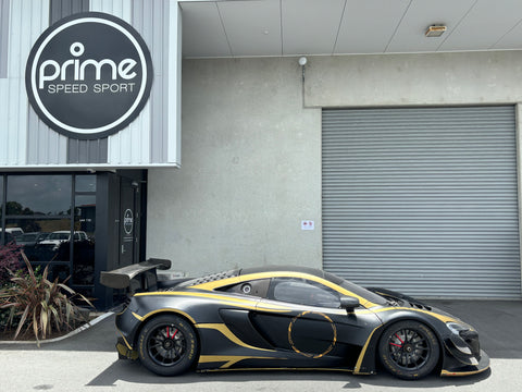 McLaren 650S GT3 For Sale at Prime Speed Sport in New Zealand. Chassis 019 Right Hand Car View.