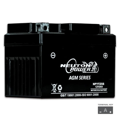 YTZ5S 12V 5AH POWERSPORT BATTERY