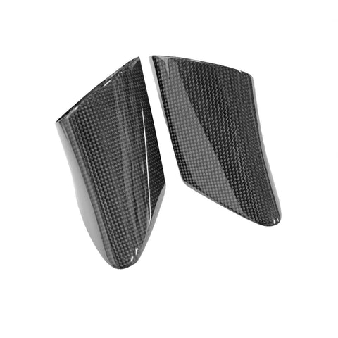 Carbon Fiber Side Mirrors w/Outer Door Triangle Trim - Ferrari 458 Italia/Spider