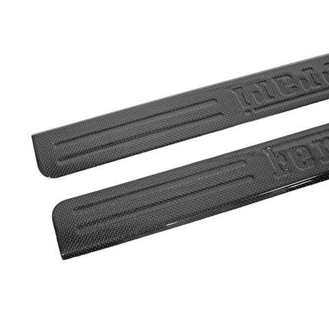 Carbon Fiber Right and Left Embossed Door Sill Trim - Ferrari 488 GTB/Spider