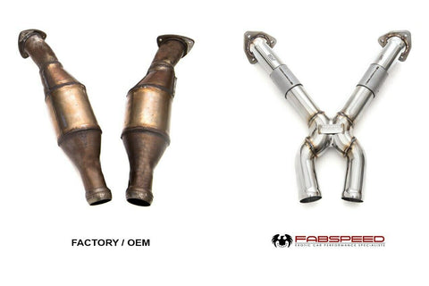 Fabspeed Aston Martin V8 Vantage 2nd link comp.X-Pipe