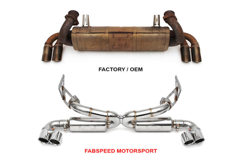 Fabspeed Ferrari 348 Supersport X-Pipe Exhaust System