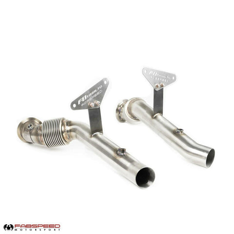 Fabspeed Ferrari F8 Tributo link comp. Pipes (2020+)