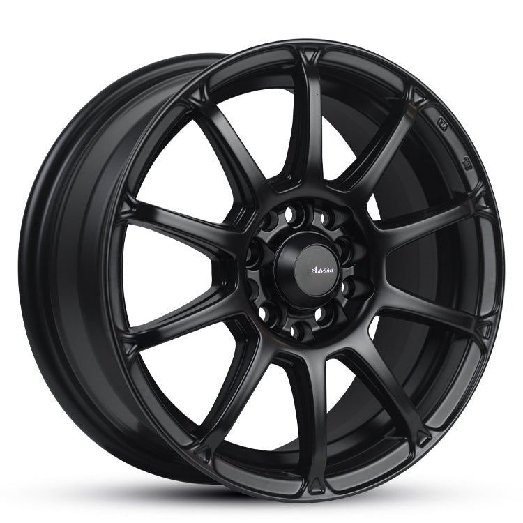 17X7 SHOGUN 38 10/100/114.3 MATT BLACK – Prime Speed Sport