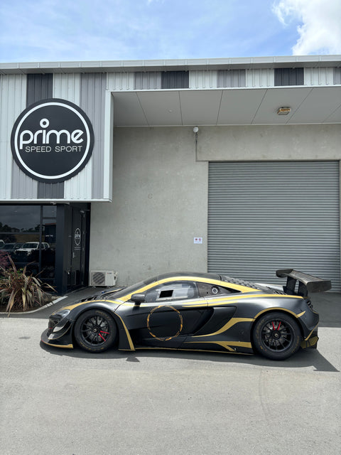 McLaren 650S GT3 For Sale at Prime Speed Sport in New Zealand. Chassis 019 Right Hand Car View.