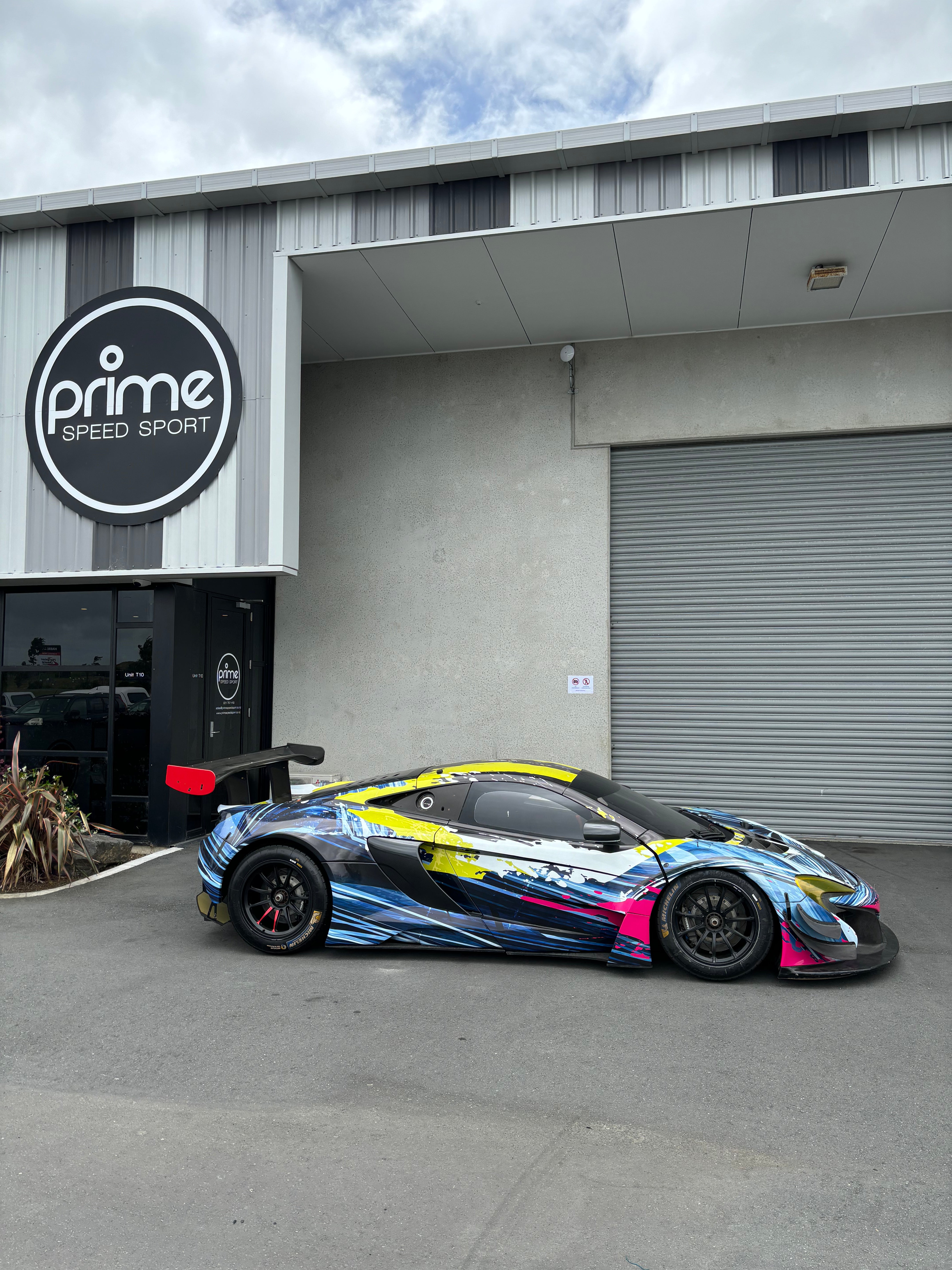 McLaren 650S GT3 Right Hand Car View of Chassis 006 FOR SALE at Prime Speed Sport in New Zealand.