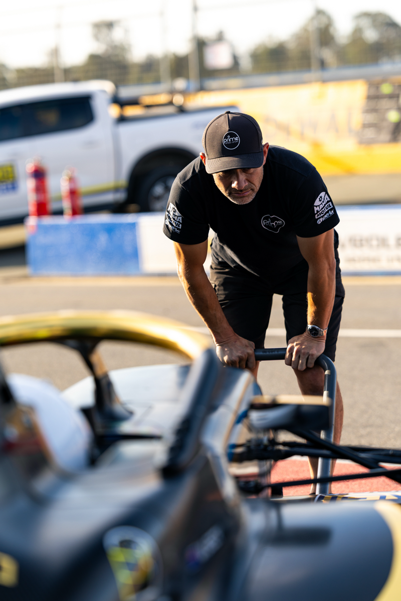 Prime Speed Sport Team Member Jason Liefting at Winton Motorsport Park with an F4 Car