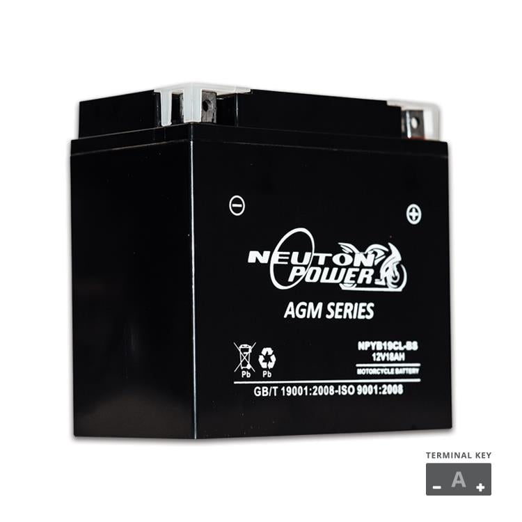 YB19CL-BS 12V 18AH POWERSPORT BATTERY