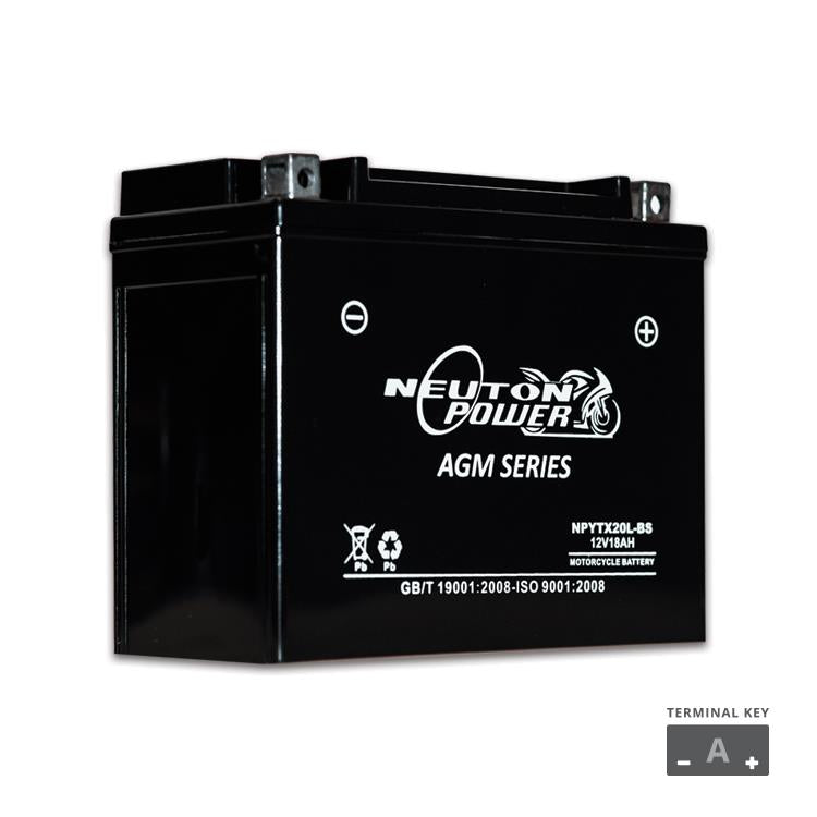 YTX20L-BS 12V 18AH POWERSPORT BATTERY