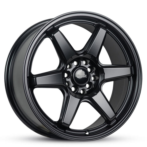 16X7 CASA 38 10/100/114.3 SATIN BLACK