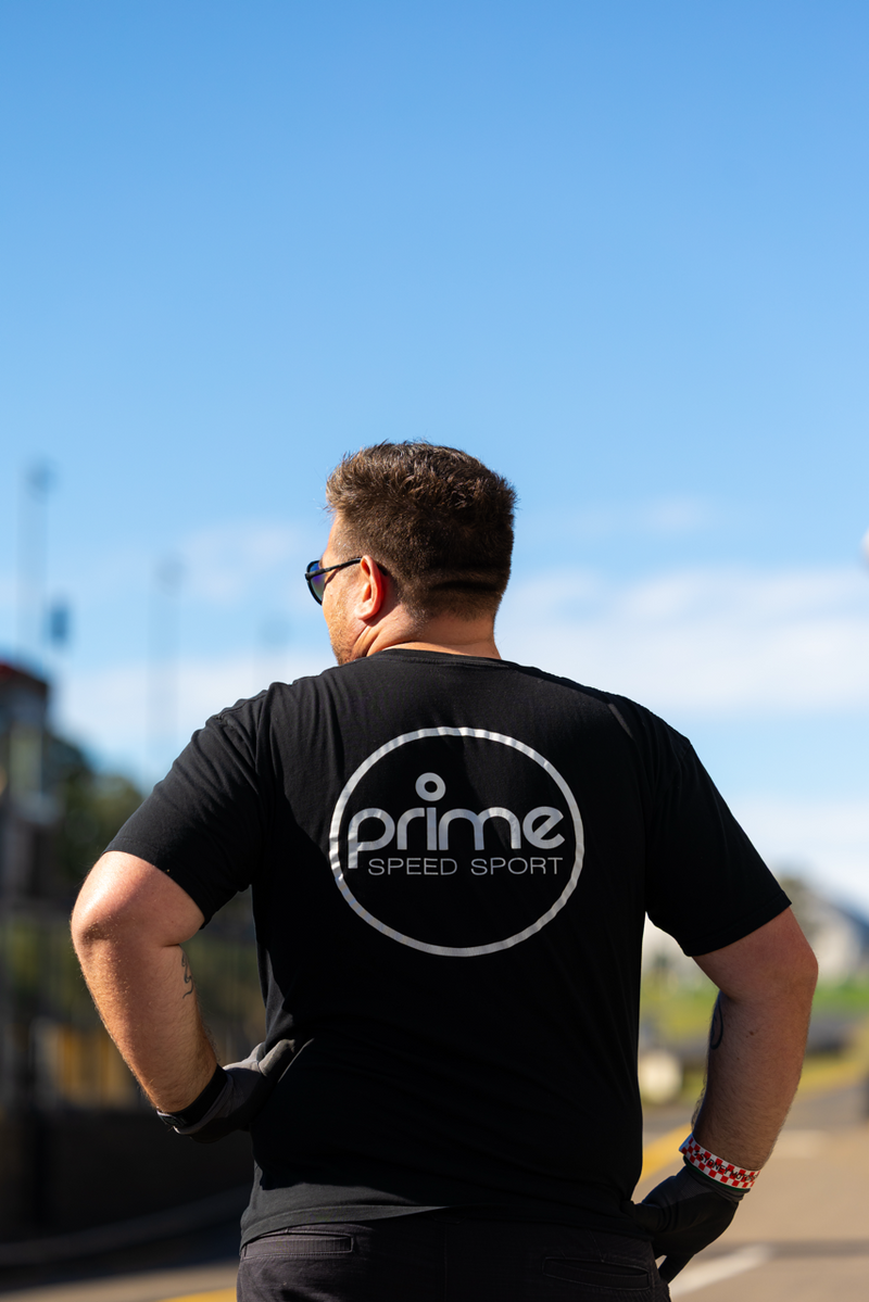Prime Speed Sport team member Sam Robinson at Winton Motorsport Park