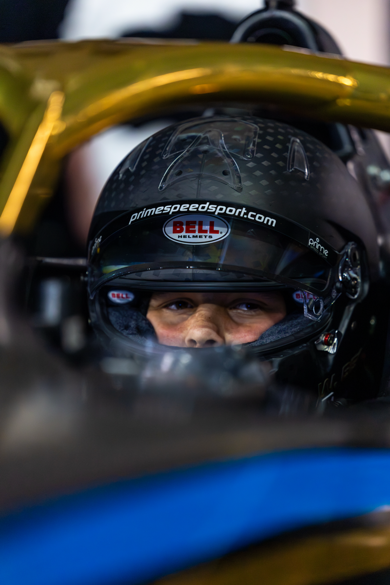 Prime Speed Sport Driver William Beck in his Australian F4 Car 