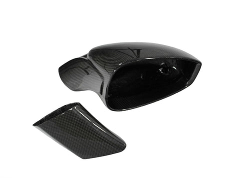Carbon Fiber Side Mirrors w/Outer Door Triangle Trim Ferrari 458 Speciale/Aperta