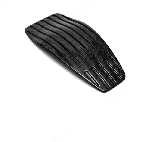 Carbon Fiber Top Center Engine Intake Panel Cover - Ribbed Finish-McLaren MP4-12C, 570S, 570GT, 540C, 650S