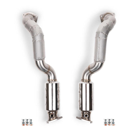 Fabspeed Porsche 718 GT4 RS Over Axle Link Pipes (2022+)