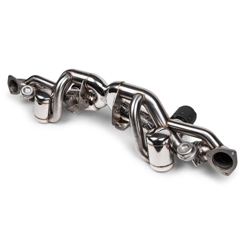 Fabspeed Porsche 718 GT4 RS Valvetronic X-Pipe Cat-Back Exhaust System (2022+)