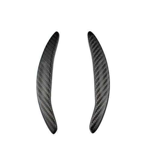 Carbon Fiber GT Style Extended Shifter Paddles, Matte - McLaren 650S