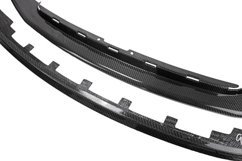 Carbon Fiber 2 Piece Front Bumper Splitter - Porsche 991.2