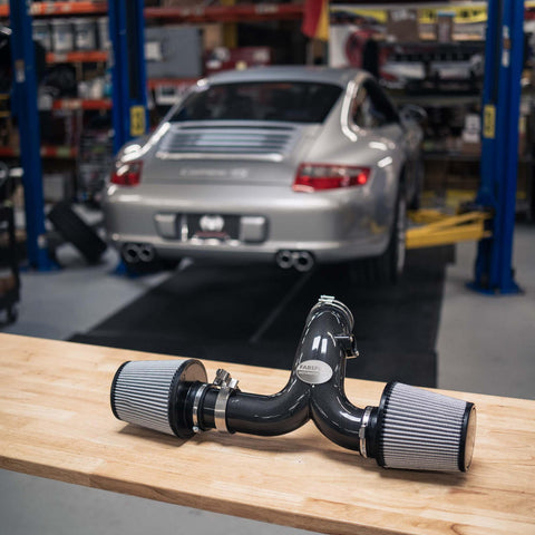 Fabspeed Porsche 997 Carrera Carbon Fiber Competition Air Intake System (2005-2008)
