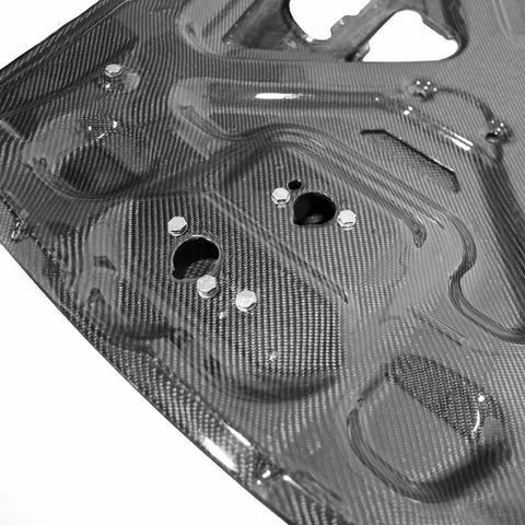 Carbon Fiber OEM Style Vented Hood - Aston Martin DBS Vanquish Vantage V12 Vantage V8