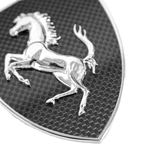 Carbon Fiber Ferrari Replica Carbon Fiber Scuderia Shields - Fender Badges 458 Speciale  Aperta Ferrari
