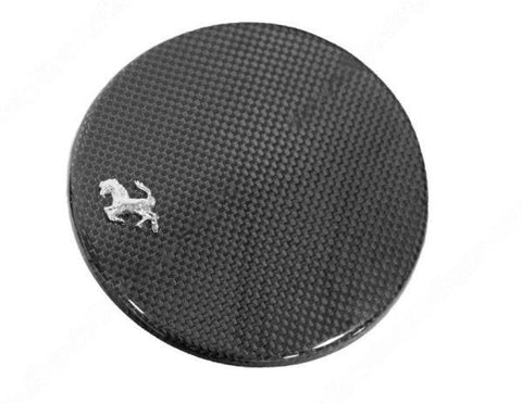 Carbon Fiber Fuel Door With Cavallino F8 Tributo  Spider Ferrari