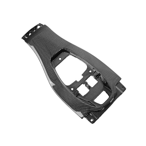 Carbon Fiber Shifter Console Trim - Center Start Plate - Ferrari 458 Italia/Spider