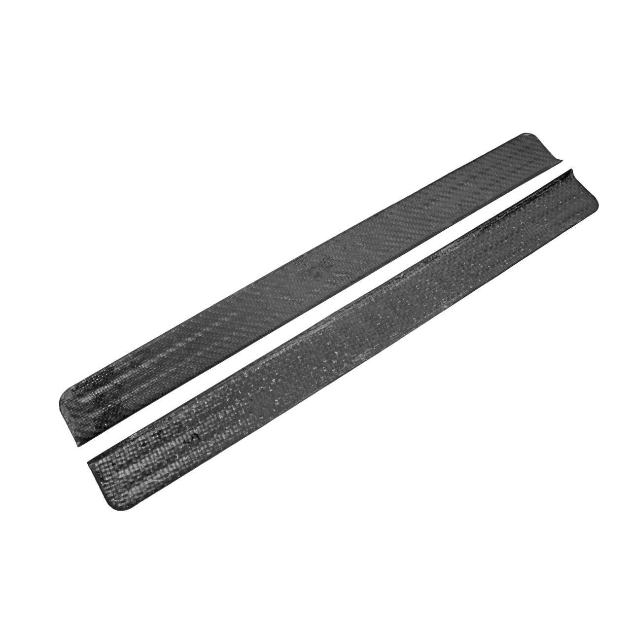Carbon Fiber Embossed Door Sill Trim - Ferrari 488 Pista