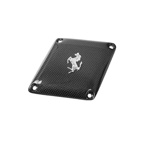 Carbon Fiber Engine Intake Compensation Panel Cover with Cavallino - Ferrari 360