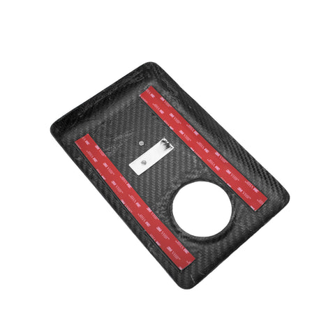 Flat Top Carbon Fiber Coolant Tank Cover Without Tabs F430 Ferrari