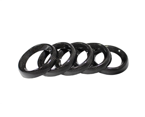 Carbon Fiber Vent Ring Covers - Ferrari 360