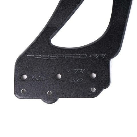 Fabspeed Porsche 981/718 Cayman GT4 Monoblock Wing Risers (2015+)