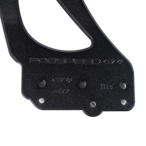 Fabspeed Porsche 981/718 Cayman GT4 Monoblock Wing Risers (2015+)