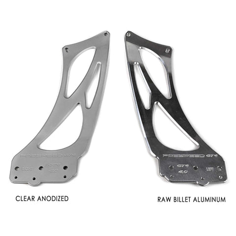 Fabspeed Porsche 981/718 Cayman GT4 Monoblock Wing Risers (2015+)