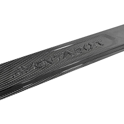 Carbon Fiber Embossed Door Sills - Lamborghini Aventador