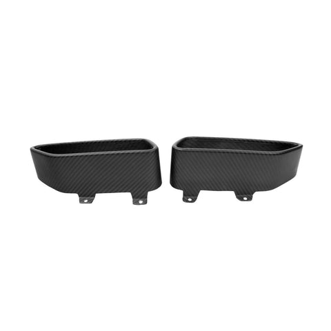 Carbon Fiber Matte Finish Carbon Tail Pipe Tips  - McLaren MP4-12C/650S McLaren