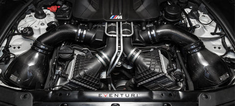 BMW F12/F13/F06 M6 Eventuri Black Carbon Intake with shroud set