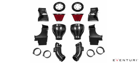 BMW F12/F13/F06 M6 Eventuri Black Carbon Intake with shroud set