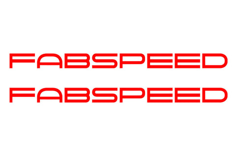 Fabspeed Motorsport Die-Cut Decals