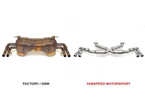 Fabspeed Audi R8 V10 Supersport X-Pipe Exhaust System (2009-2015)