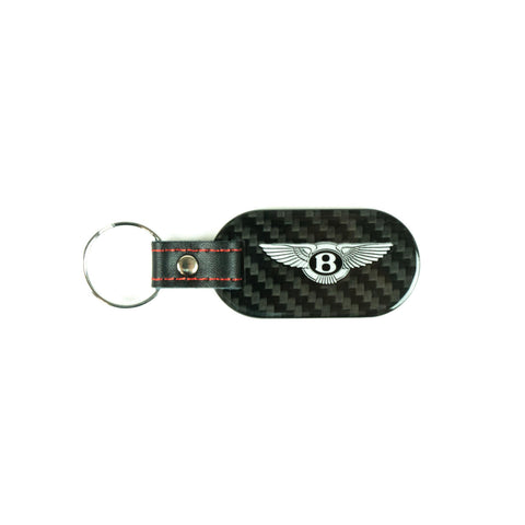 Fabspeed Bentley Crest & Script Carbon Fiber Keyring