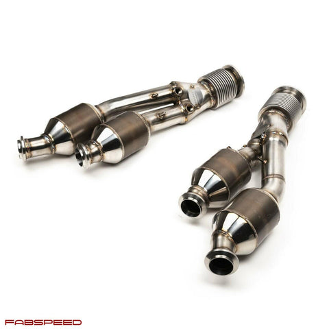 Fabspeed Lamborghini Aventador LP700-4 Sport Catalytic Converters (2011-2016)
