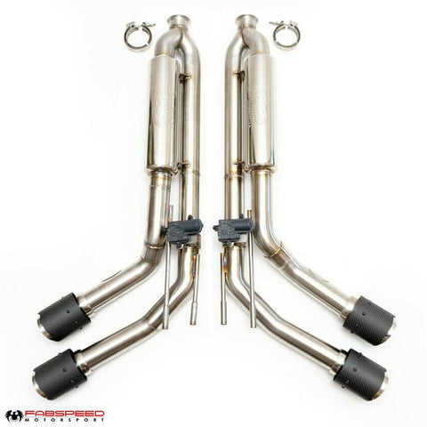 Fabspeed Mercedes-Benz  G-Wagen G63 AMG Valvetronic Exhaust System with Quad Tips (2019+)