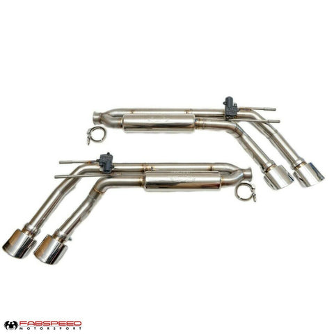 Fabspeed Mercedes-Benz  G-Wagen G63 AMG Valvetronic Exhaust System with Quad Tips (2019+)