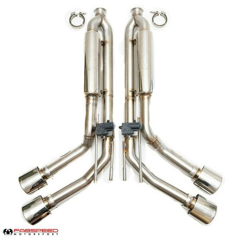 Fabspeed Mercedes-Benz  G-Wagen G63 AMG Valvetronic Exhaust System with Quad Tips (2019+)