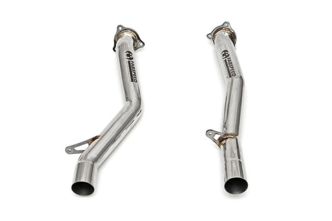 Fabspeed Porsche 958.2 Cayenne S E-Hybrid Secondary Competition Link Pipes (2015-2018)