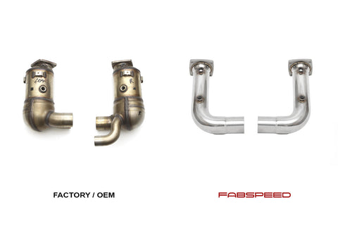Fabspeed Porsche 991.2 Carrera link comp. Pipes (for Base) (2017-2019)