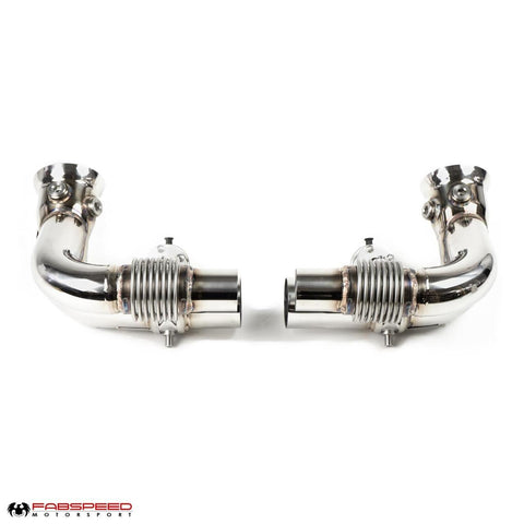 Fabspeed Porsche 991.2 GT3 / GT3 RS Side Muffler Bypass Pipes (2017-2019)